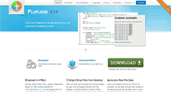 Desktop Screenshot of plupload.com